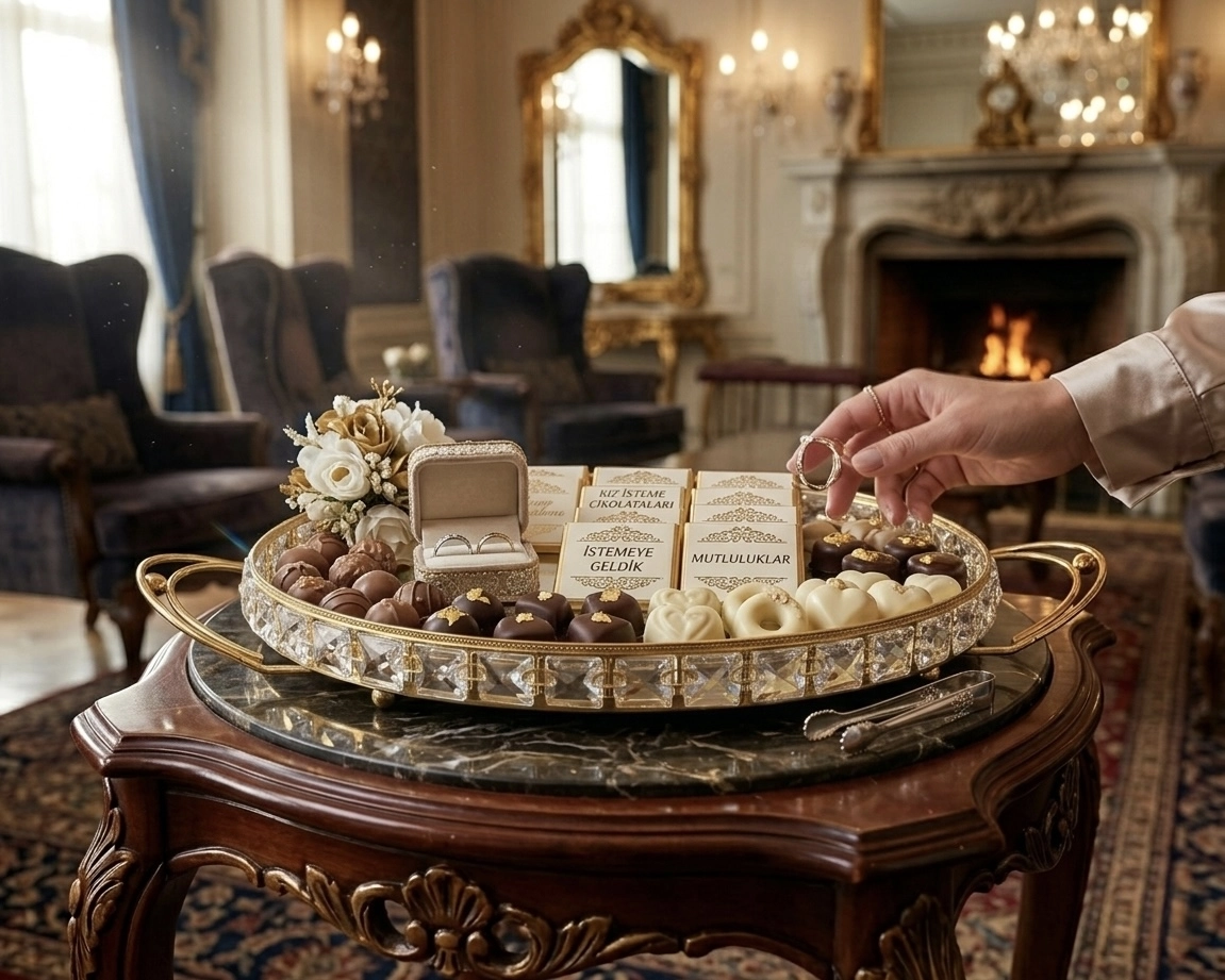 OVAL KULPLU KRİSTAL TEPSİ 36cm