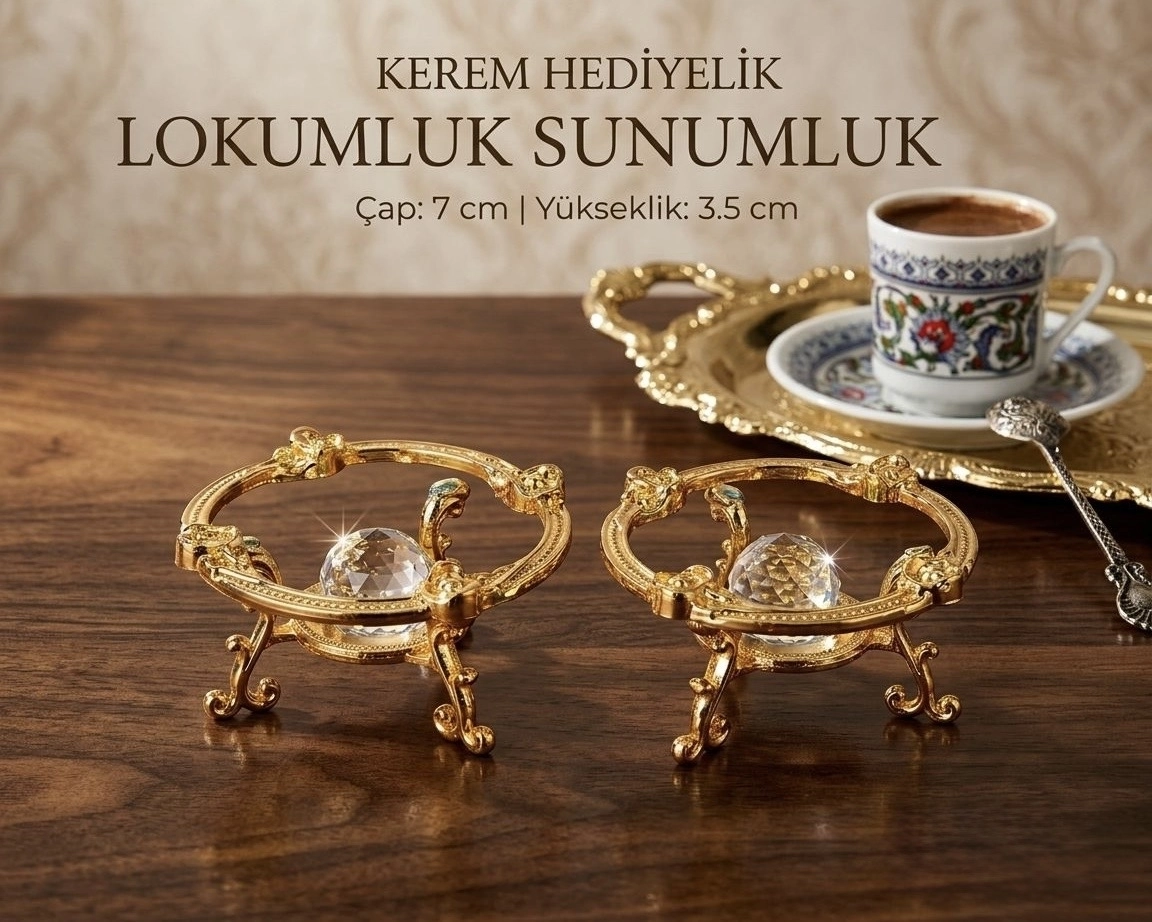 ZAMAK BİLEZİKLİ KRİSTAL YÜZÜKLÜK & LOKUMLUK