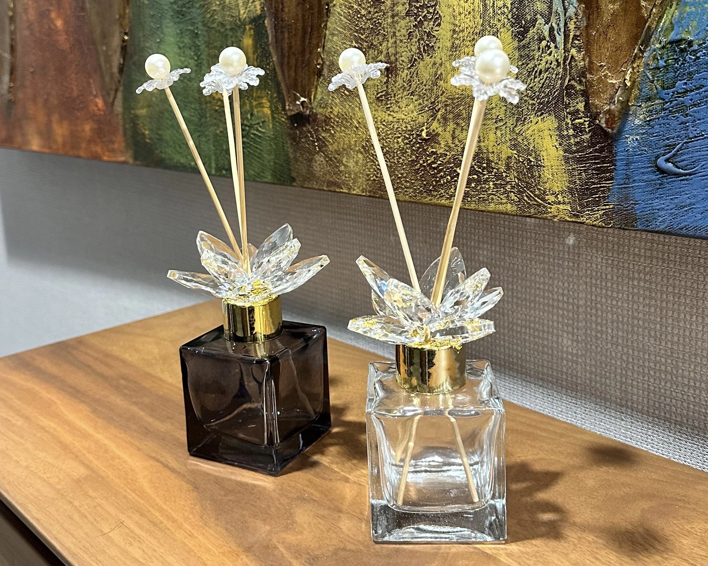 BAMBU ÇUBUKLU RENKLİ KOKULUK