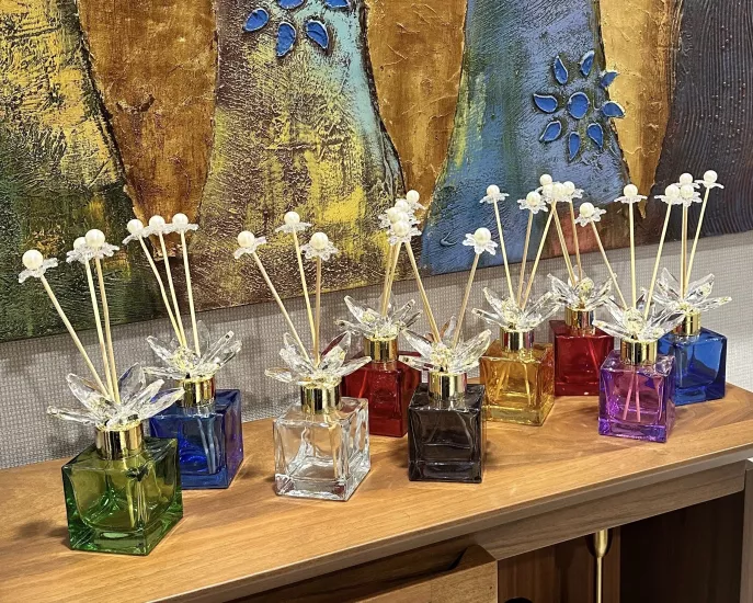 BAMBU ÇUBUKLU RENKLİ KOKULUK